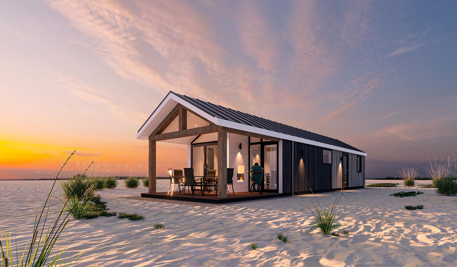 Nieuwe duurzame recreatiewoningen